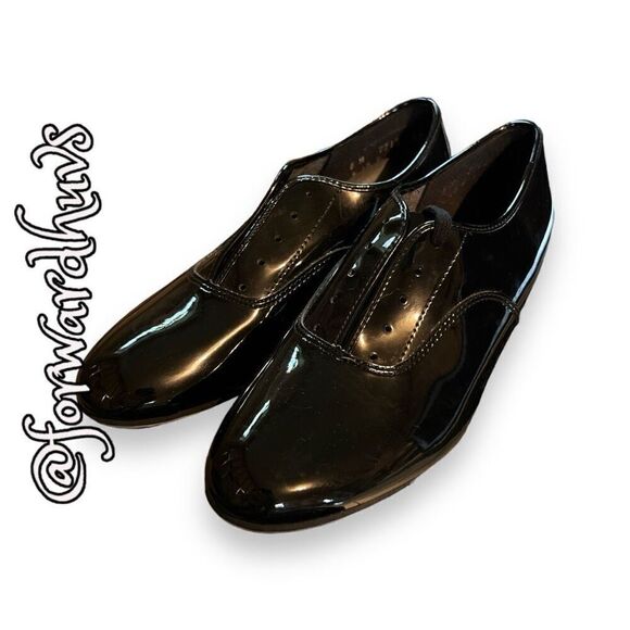 Capezio Style 7713 Patent Leather Tap Shoes Size 5M - Picture 3 of 10